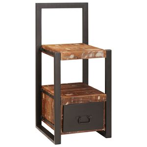vidaXL Stumtjener Flerfarvet 40 x 40 x 90 cm Solid genbrugs tr&aelig;