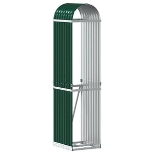 vidaXL br&aelig;ndestativ 40x45x170 cm galvaniseret st&aring;l gr&oslash;n