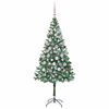 vidaXL Kunstigt juletr&aelig; med 300 LED'er Gr&oslash;n 180 cm PVC og St&aring;l
