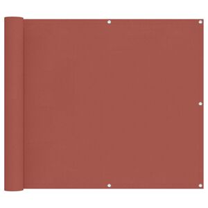 vidaXL Altan Sk&aelig;rm Terrakotta 100 x 700 cm Oxford stof