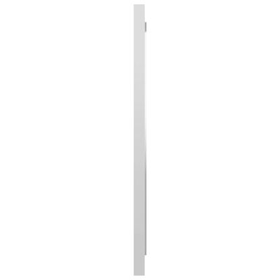 vidaXL badeværelsesspejl 40x1,5x37 cm spånplade hvid højglans
