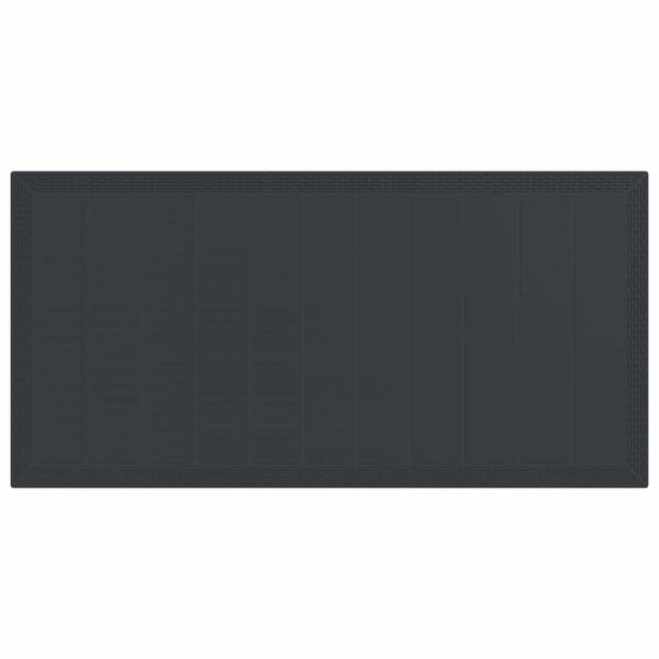 vidaXL Have Spisebordss&aelig;t 9 pcs Antracit Polypropylen