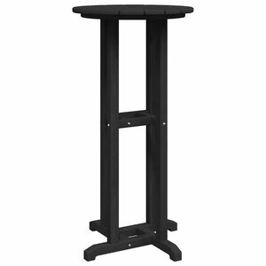 vidaXL Barbord Sort 55 x 55 x 107 cm Polyethylen