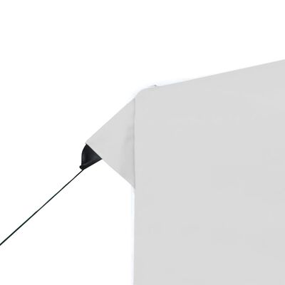 vidaXL foldbart festtelt med vægge aluminium 2 x 2 m hvid