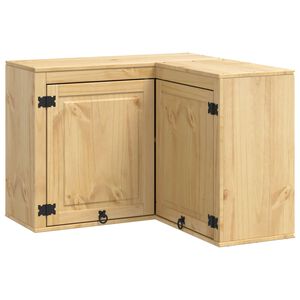 vidaXL Kabinet SKI HonningBrun 80 x 80 x 60 cm Massiv fyrretr&aelig;