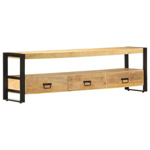 vidaXL tv-skab i massivt mangotr&aelig; 150 x 30 x 45 cm