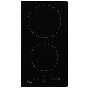 vidaXL keramisk kogeplade med 2 br&aelig;ndere Touch Control 3000 W