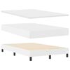 vidaXL Box spring seng med madras Hvid 120 x 190 cm Kunstl&aelig;der