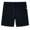 Shorts til b&oslash;rn str. 128 med sn&oslash;re marinebl&aring;