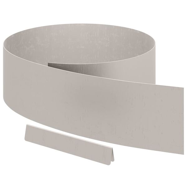 vidaXL Pl&aelig;nekant Rusten 450 x 0.05 x 15 cm Cortenst&aring;l