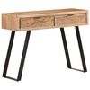 vidaXL konsolbord 100x35x76 cm massivt akacietr&aelig; med naturlige kanter