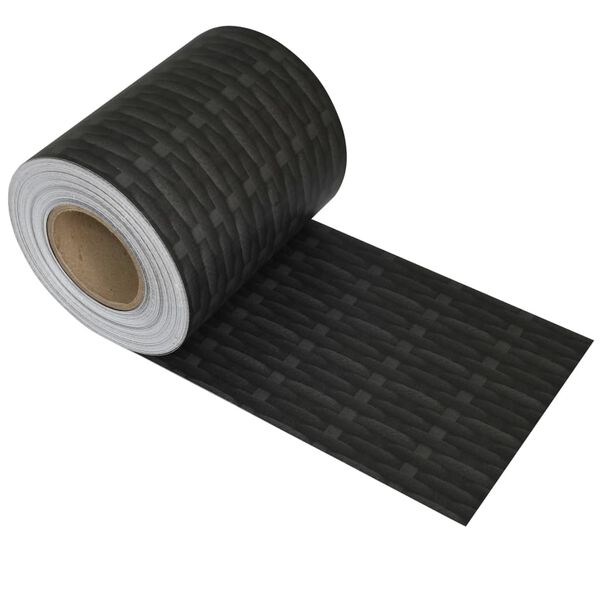 vidaXL hegnsrulle 70x0,19 m PVC rattanlook