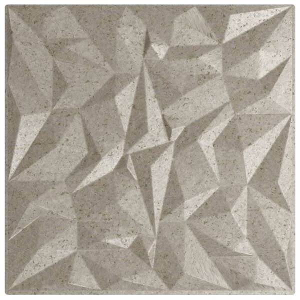 vidaXL vægpaneler 48 stk. 50x50 cm 12 m² XPS ametyst beton