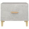 vidaXL sofaborde 2 stk. 50x50x40 cm konstrueret træ betongrå