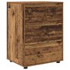 vidaXL Opbevaringsskab 60 x 48 x 81 cm Konstrueret tr&aelig; Gammelt tr&aelig;