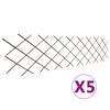 vidaXL pilehegn med espalier 5 stk. 180 x 60 cm