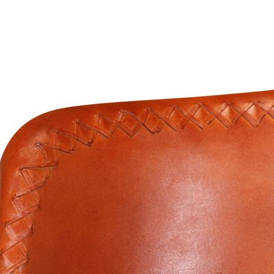 vidaXL spisebordsstole 6 stk. ægte læder brun