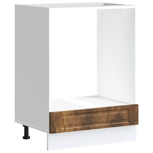 vidaXL Ovnskab Porto røget eg konstrueret træ