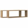 vidaXL V&aelig;ghylder 2 stk. Artisan eg 80 x 15 x 26 cm Konstrueret tr&aelig;