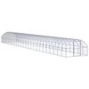 vidaXL h&oslash;nsehus 3x24x2 m galvaniseret st&aring;l