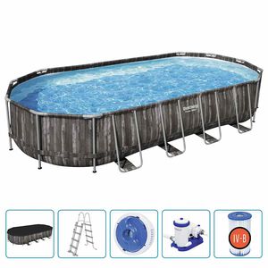 Bestway swimmingpool 7,32x3,66x1,22 m oval
