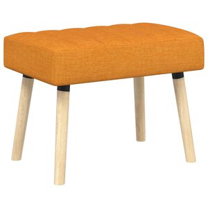 vidaXL Kanalpuddet B&aelig;nk M&oslash;rk Gul 60 x 40 x 45 cm Stof