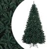 vidaXL Kunstigt Hinged Juletr&aelig; 240 cm PVC M&oslash;rkegr&oslash;n