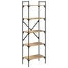 vidaXL Bogreol 5 niveauer 56 x 32 x 174 cm Konstrueret tr&aelig;