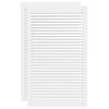 vidaXL skabsl&aring;ger 2 stk. 99,3x59,4 cm lameldesign massivt fyr hvid