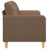 vidaXL 2-personers sofa 140 cm stof brun