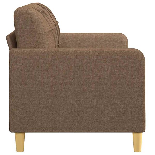 vidaXL 2-personers sofa 140 cm stof brun