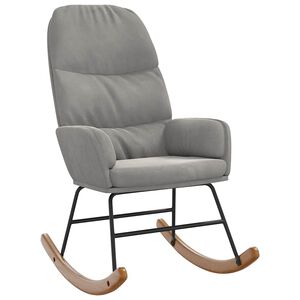 vidaXL gyngestol fl&oslash;jl lysegr&aring;