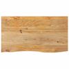 vidaXL bordplade 100x60x2,5 cm naturlig kant massivt mangotr&aelig;