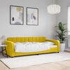 vidaXL daybed 90x200 cm velour gul