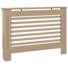 vidaXL radiatorskjuler 112x19x81,5 cm MDF