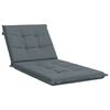 vidaXL Solseng Pude GEMERT 100% polyester Bl&aring; 190 x 80 x 9 cm
