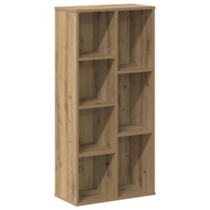 vidaXL bogreol 50x25x105 cm konstrueret tr&aelig; egetr&aelig;sfarve