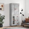 vidaXL h&oslash;jskab 69,5x34x180 cm konstrueret tr&aelig; betongr&aring;