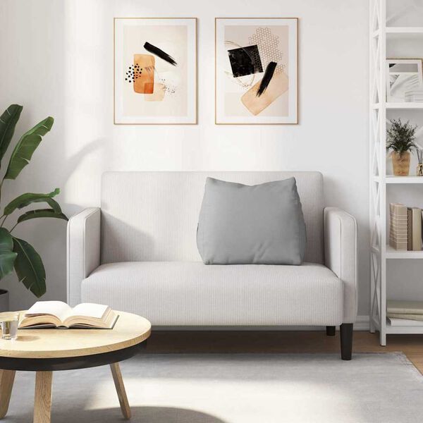 vidaXL Rygpude Skygr&aring; 60 x 20 x 50 cm Stof