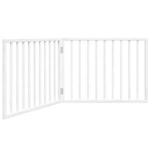 vidaXL hundegitter foldbart 2 paneler hvid 160 cm poppeltr&aelig;