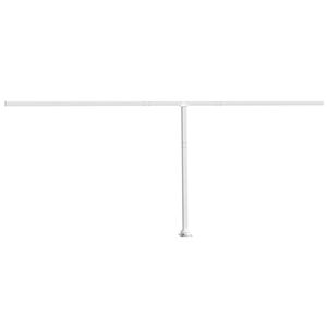 vidaXL markisestolpes&aelig;t 600x245 cm jern hvid