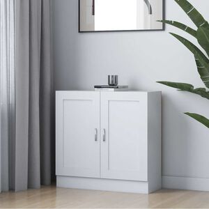 vidaXL bogskat 82,5x30,5x80 cm konstrueret tr&aelig; hvid