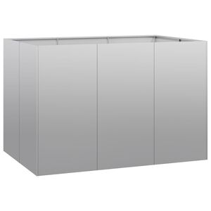 vidaXL plantekasse 120x80x80 cm galvaniseret st&aring;l