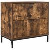 vidaXL Sengebord R&oslash;get eg 63.5 x 36 x 61 cm Konstrueret tr&aelig;