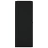 vidaXL vægskabe 2 stk. konstrueret træ sort