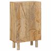 vidaXL Highboard 53 x 30 x 90 cm Massivt Mango Tr&aelig; og Ingeni&oslash;rtr&aelig;