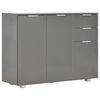 vidaXL sk&aelig;nk 107x35x80,5 cm gr&aring; h&oslash;jglans