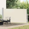 vidaXL sidemarkise til terrasse 160x300 cm cremefarvet