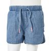 Shorts til børn str. 104 denimblå