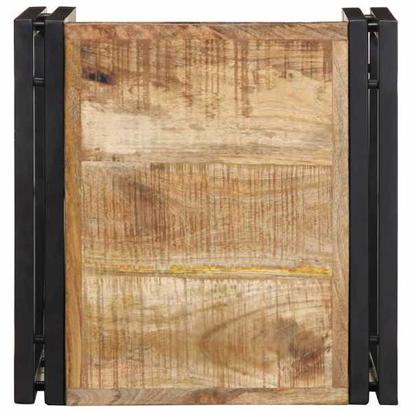 vidaXL sofabord 40x40x35 cm massivt ru mangotræ